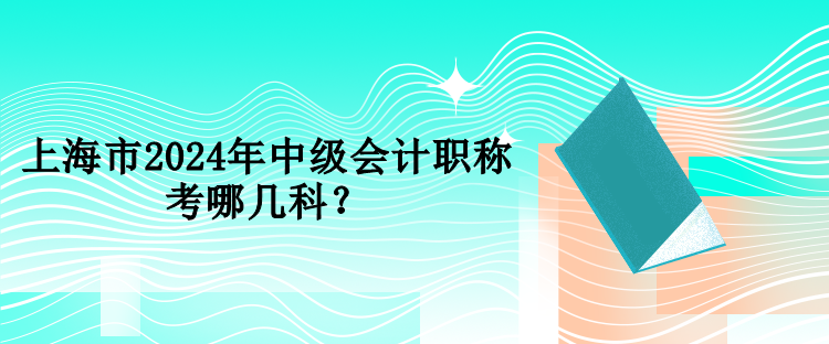上海市2024年中級(jí)會(huì)計(jì)職稱考哪幾科？