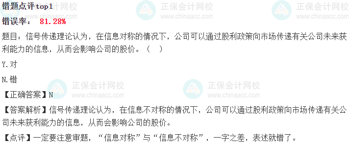 【曝光】2024中級會計第一次萬人?？钾攧?wù)管理錯題率Top10題目！