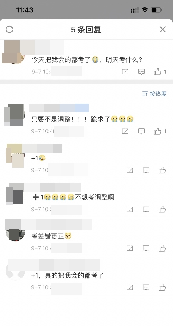 中級考生大呼：今天簡單，明天會不會很難！