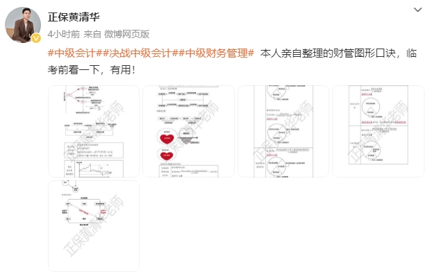 黃清華老師中級《財務管理》圖形口訣 考前再看一下！有用！