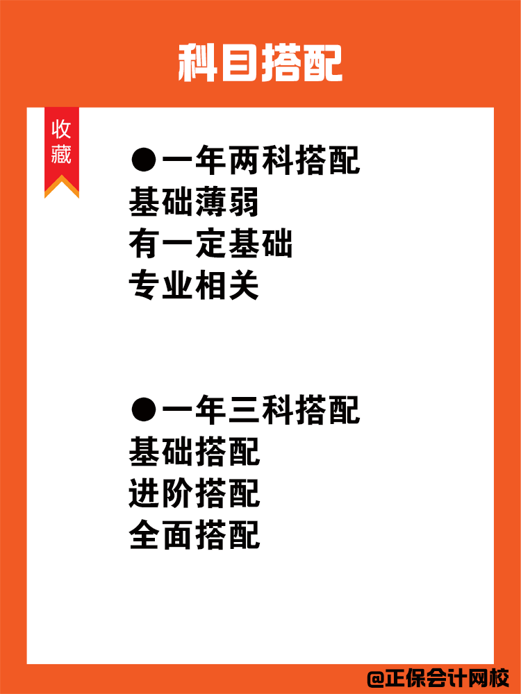 上班族備考稅務(wù)師的科目搭配方案！