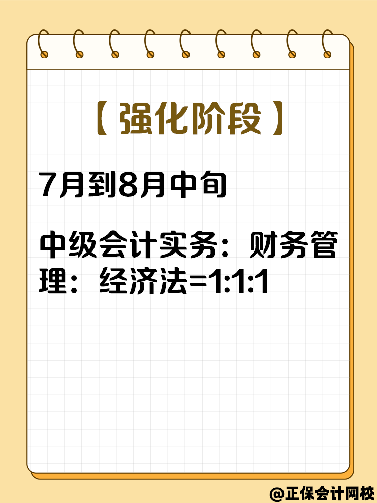 2025中級(jí)會(huì)計(jì)考試打算一次性報(bào)三科 該如何分配學(xué)習(xí)時(shí)間？
