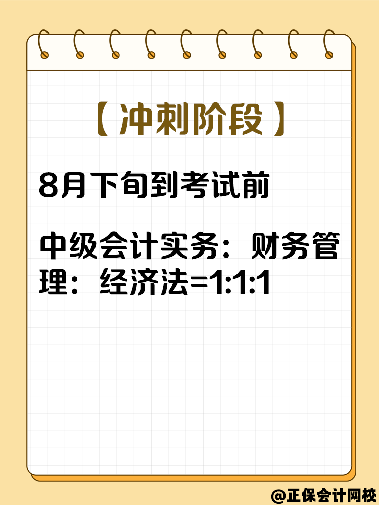 2025中級(jí)會(huì)計(jì)考試打算一次性報(bào)三科 該如何分配學(xué)習(xí)時(shí)間？