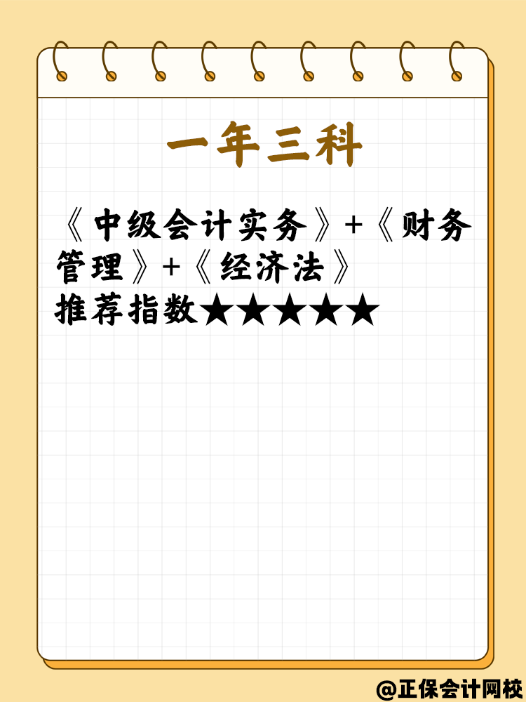 第一次報(bào)考中級(jí)會(huì)計(jì)考試  科目如何選擇？