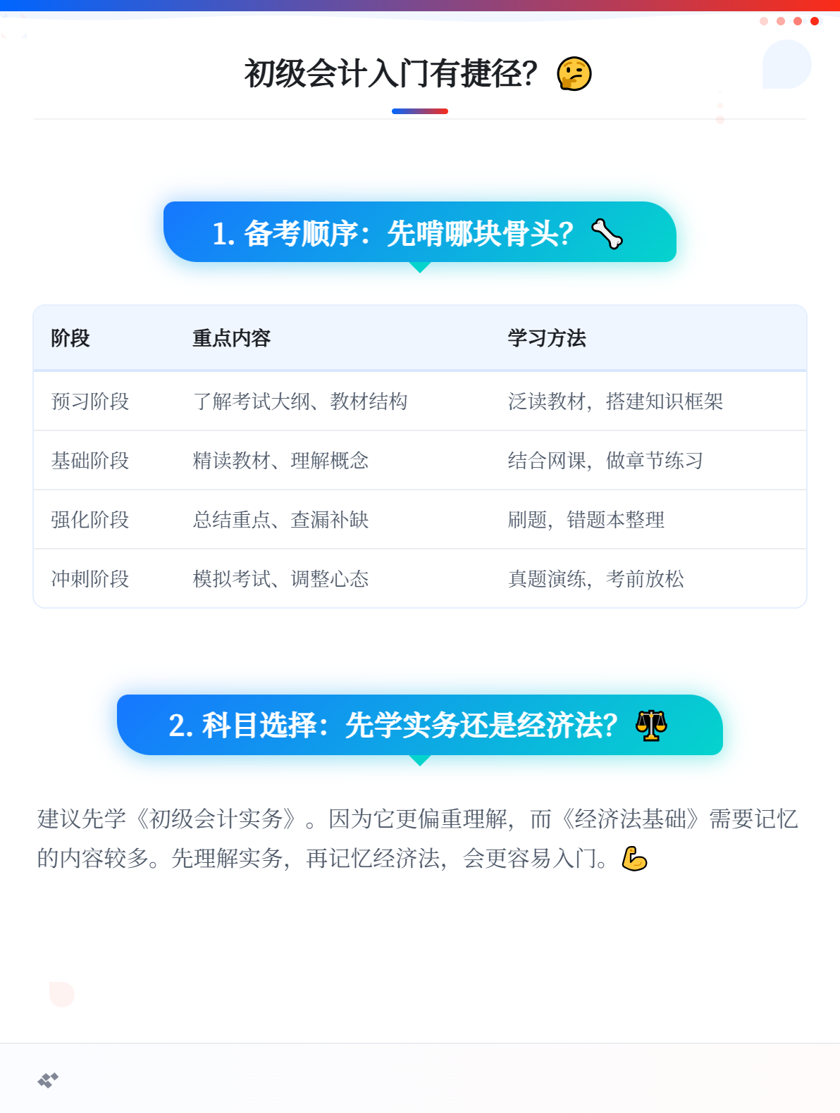 零基礎(chǔ)考生首次備考初級(jí)會(huì)計(jì)，如何快速入門？1